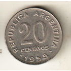 Аргентина 20 сентаво 1955