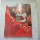 25 центов  Канады 2005 года .День Канады. Цветное покрытие. Тираж 57,403 экз.