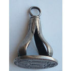 Печать Дворянская АН Корона Россия XVIII век в стиле барокко. Серебро. Аукцион 3 дня