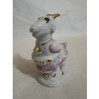 Статуэтка "Коза" фарфор ДФЗ  С РУБЛЯ!