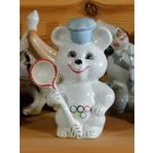 Фарфоровая статуэтка"Олимпийский мишка" Коростень.