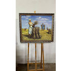 Уборка льна