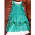 Платье плиссе розовое