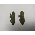 Знак петличный танкист РККА 2 шт.