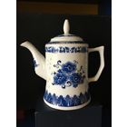 Заварочный чайник, бело-синий рисовый фарфор, состояние, шедевр