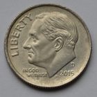 США, 10 центов (1 дайм), 2015 г. D