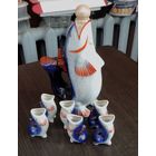 Рыбка - графин и 6 рюмок. Украина 60-70-е годы.