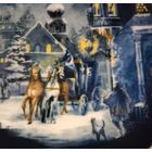 Коллекционная настенная тарелка к Рождеству. 1972 г. Фарфор. 19,5 см. Royal Tettau. Германия.