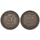 ГЕРМАНИЯ 5 ПФЕННИГОВ 1916