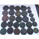 Кошелёк монет Елизаветы Петровны  28 штук 2 коп 1 коп деньга