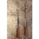 Спиннинг СССР нержавейка телескопический трехколенный