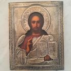 Старинная икона. Серебрянный оклад.