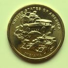 США. 1 доллар 2023 г. Индиана. Серия Американские Инновации. Дворы P и D. UNC. Цена за 1 шт.