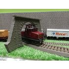 Портал тоннеля однопутный (низкий), б/у 1/87 HO