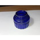 Чернильница синее стекло СССР . Т - 3