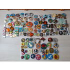 Детские значки Мультики Сказки Дисней мультфильм Ну погоди Собаки Винни Пух Простоквашино Гуси-лебеди карусели балалайки и др.