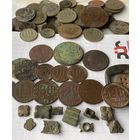 Монеты разные , накладки и др.