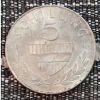 Австрия 5 шиллингов 1961 года. Серебро. Сторгуй за свою цену, предложи обмен!