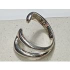 Кольцо с серебряным покрытием 925 пробы .