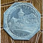 Германия Нюрнберг нотгельд 20 пфеннигов 1919 год. Вестнерские ворота. трамвайный жетон