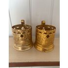 Пара подстаканников Ленина 1870-й – 1970 года