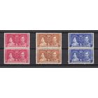 138.BrKS. Великобритания. Колонии.  Бечуаналенд. Коронация Георга VI и Елизаветы. 1937 г. Полная серия. Пары. Mi.##98-100. MNH.