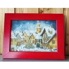 Картина на стекле, в технике декупаж