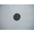 Полушка 1719г.(год буквами) ВРП-IД Пётр-I (1682-1725г.)