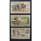 Чехословакия 1957 3 из 4 (наклейки)