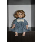 Винтажная, фарфоровая кукла , высота 37 см., Германия.