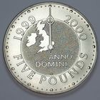 Великобритания 5 фунтов, 1999 Миллениум UNC