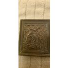 Крещение Господне икона меднолитая