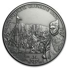 Острова Кука 5 долларов 2010г.  "История крестовых походов: Четвёртый Крестовый поход". Монета в капсуле; номерной сертификат. СЕРЕБРО 25гр.