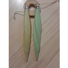 Ёлочная игрушка Сосулька жёлтая