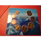 Годовой набор Евро 2014 Андорра. Блистер. Юбилейные. С рубля. (19)