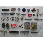 Марки автомобилей, логотипы, цена за 1 шт., на выбор.