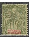 Новая Каледония. Аллегория. Мир и Торговля. 1892г. Mi#50.