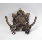 Крюк настенный Вешалка Бронза 01