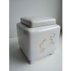 Фарфоровая шкатулка для кофе в стиле ар-деко "Kaffee Hag" 1925 г. Германия (10,5 х 11,5 см)