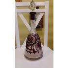 Графин Эгерманн рубиновое стекло, алмазная резка, состояние , огромный, с рубля