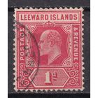 147.BrKCI. Великобритания. Колонии. Подветренные острова. Стандарт. Эдуард VII. 1907 г. 1P. Mi.#38a.