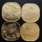 Китай 5 юань 2019-2022 Всемирное наследие ЮНЕСКО (Горы: Тайшань, Уишань, Хуаншань, Эмэйшань и Статуя Будды в Лэшане).