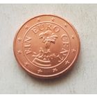 1 евроцент 2008 г  Австрия  UNC