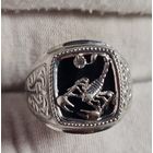 Шикарное кольцо печатка серебро 925, Скорпион, С РУБЛЯ! МНОГО ЛОТОВ С РУБЛЯ! лот#2
