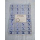 Картка спажыуца (продовольственные карточки) на 75 руб, 1992 г., печать г.Барановичи Брест.обл.