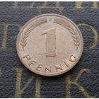 1 пфенниг 1972 (F) Германия ФРГ #01