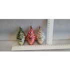 Ёлочные игрушки. Подвески "витые". 22-21