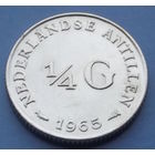 Нидерландские Антилы. 1\4 гульдена 1965