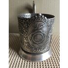 ПОДСТАКАННИК "ФЕСТИВАЛЬНЫЙ. 1957Г. ЗА МИР И ДРУЖБУ. ЦВЕТОК". КОЛЬЧУГИНО. СМ.ОПИСАНИЕ