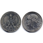 10 злотых 1932, Польша. Ядвига. Вариант со знаком монетного двора под правой лапой Орла. Коллекционное состояние